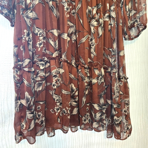 Taylor Floral-Print Fit & Flare Dress - Picture 6 of 10